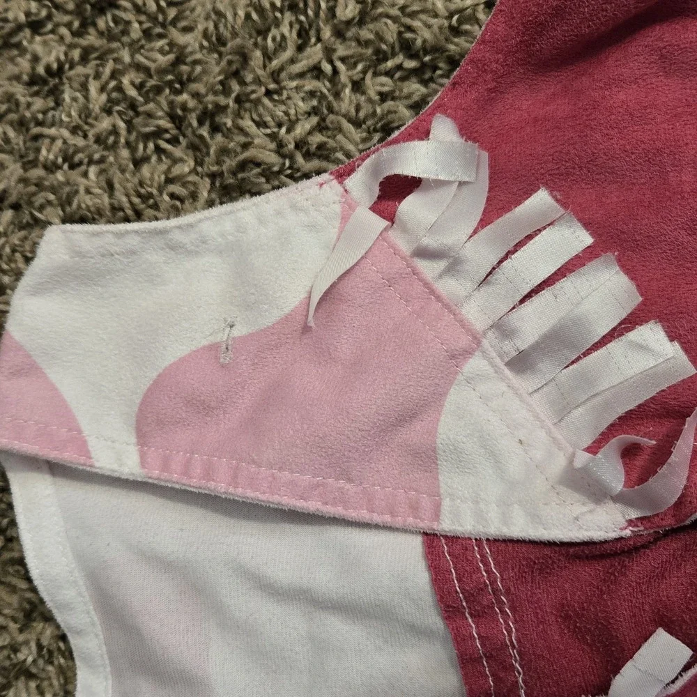 Cowgirl Halloween Costume Dress Up Pink Cow Print Western Age 3-6 Melissa & Doug